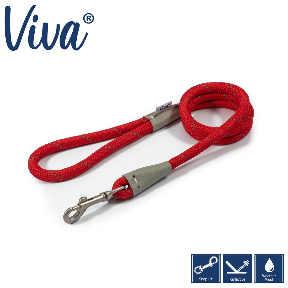 Viva Rope Snap Lead 107cm x 1.2cm