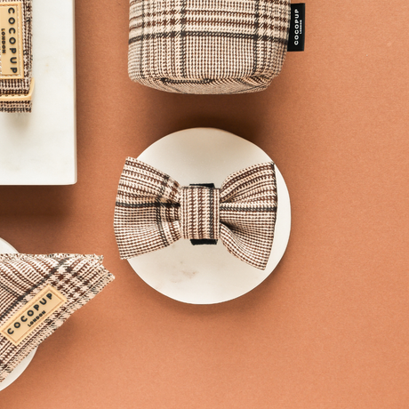 Cocopup Pup Plaid Bow Tie