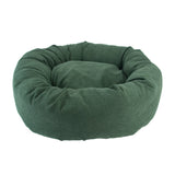 Sleepy Paws Luxury Corduroy Donut Dog Bed - Forest Green