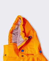 Hugo&Hudson Reflective Hooded Dog Overalls - Neon Orange