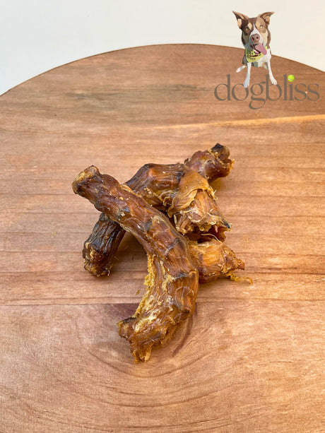 Air Dried Chicken Neck Dog Chew - Price Per 1 Gram