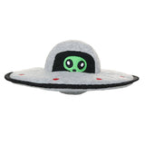 Tuffy Alien UFO, Durable Squeaky Dog Toy