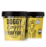 Doggy Doggy Yum Yum Organic, Vegan Iced Treat for Dogs Peanut Butter & Banana 120ml - In Shop or Pickup only