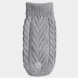 GF Pet Knitted Dog Jumper Chalet Grey