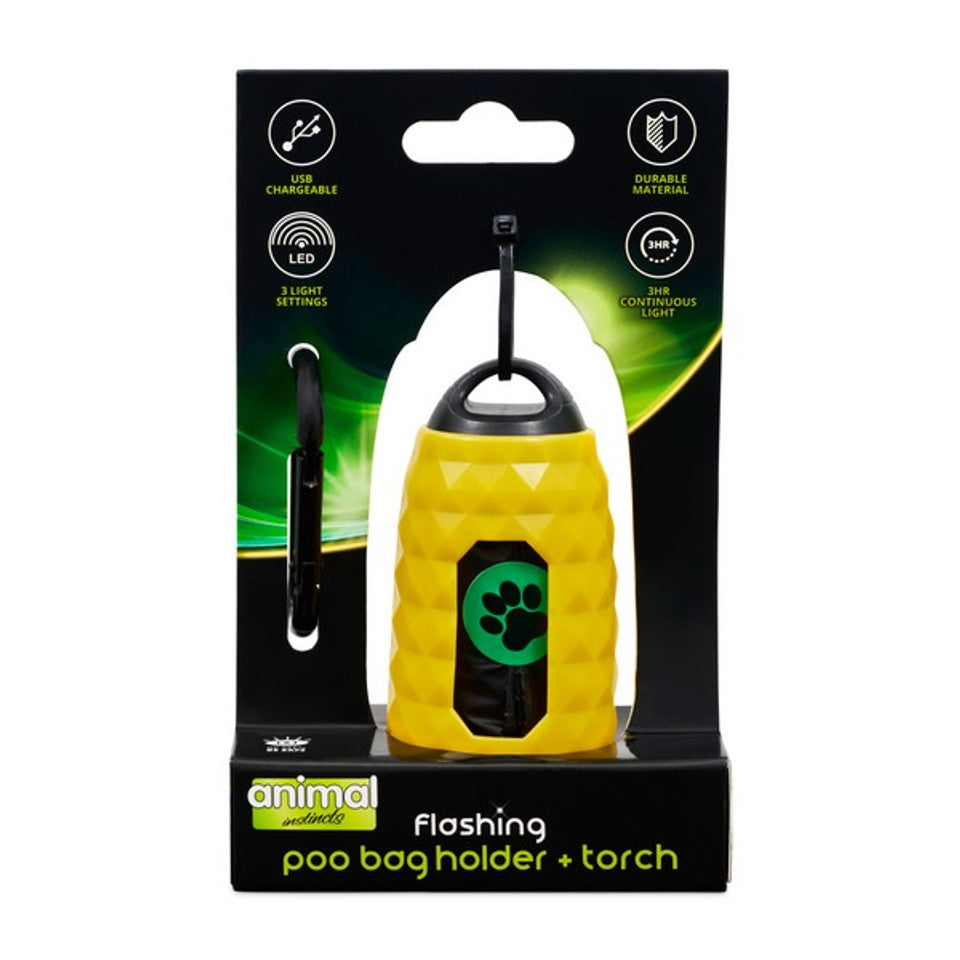 Animal Instincts Poop Bag Holder & Torch