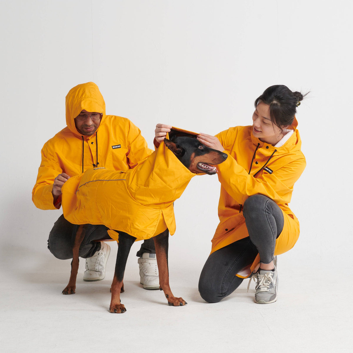 Spark Paws Breatheshield™ Dog Raincoat - Mustard Yellow
