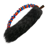 Tug-E-Nuff Sheepskin Bungee Ring Tough Dog Toy
