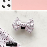 Cocopup Pink Dalmatian Bow Tie