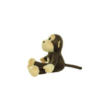 Mighty Jr Safari Monkey - Brown, Plush, Squeaky Dog Toy