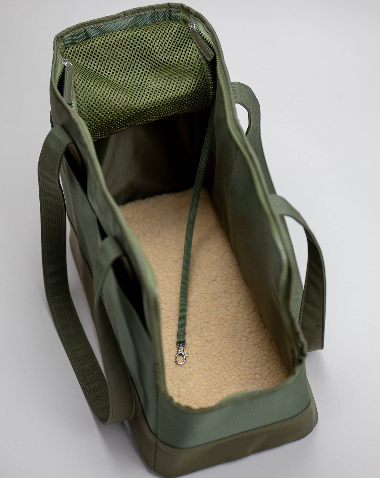 Oskar&Friends Sage Green Pet tote bag