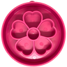 Flower Design eBowl Enrichment Slow Feeder Bowl for Dogs