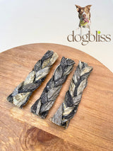 Fish Skin Braids Dog Chew Short - Price per Piece
