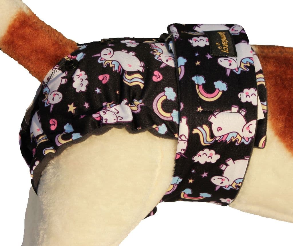 Glenndarcy Flexi Pants Female Dog Nappy Season Pants With Tail Hole