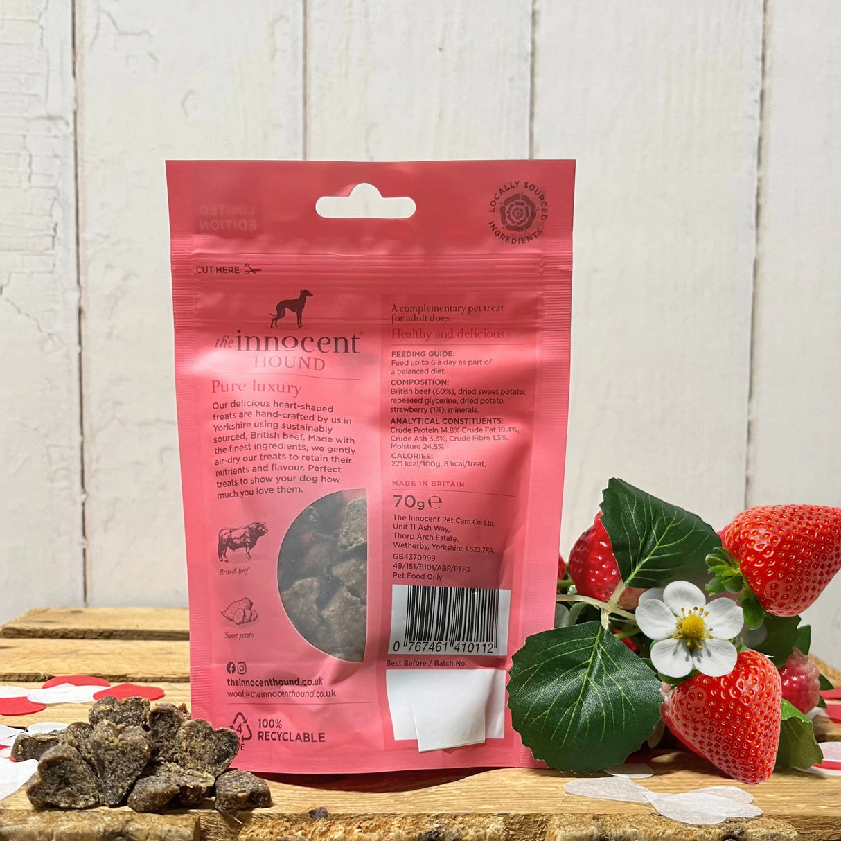 The Strawberry Crush Hearts with Beef & Strawberry