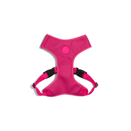 Zeedog Adjustable Air Mesh Harness Pink Led