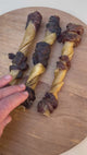 Air Dried Jerky Wrapped Twisted Cheek Dog Chew