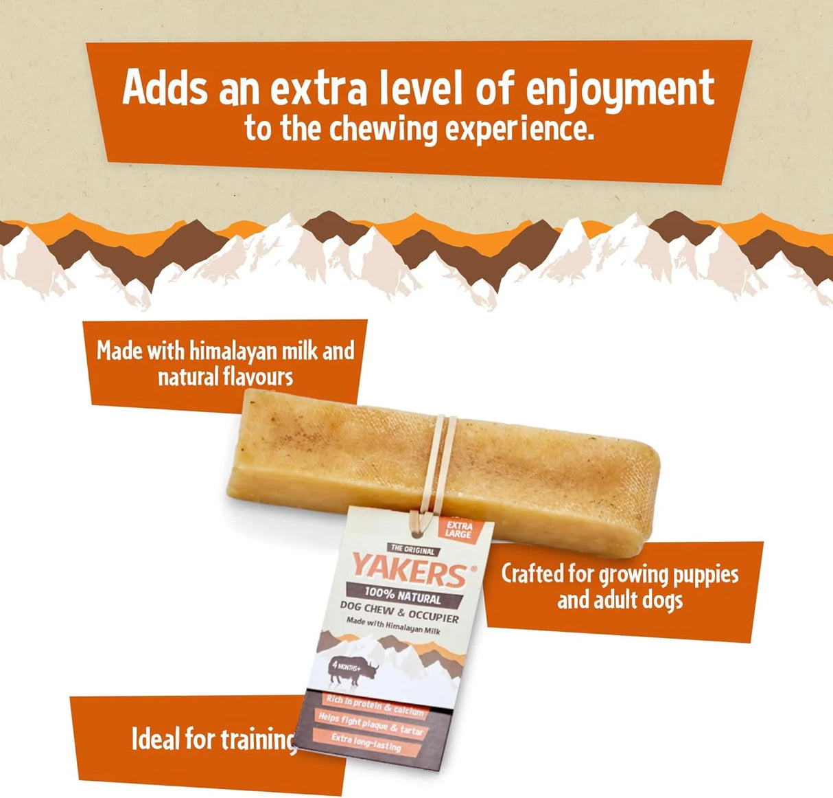 Yakers Yak Dog Chew Medium