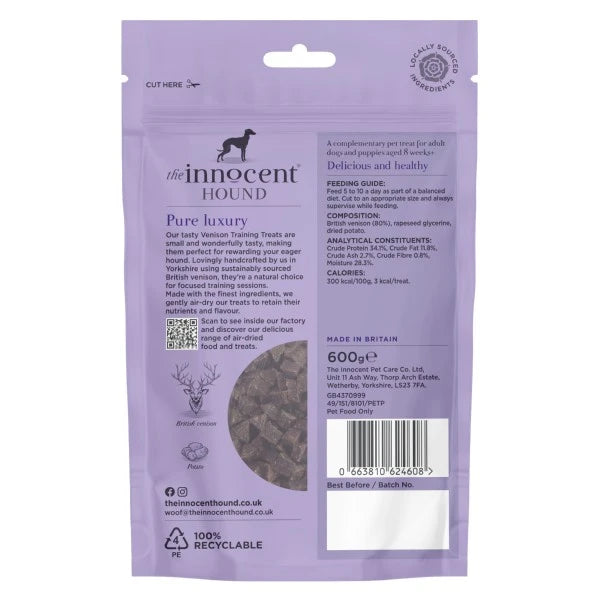 The Innocent Hound Venison Training Treats 600g