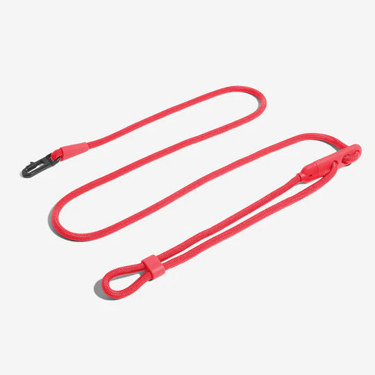 Zeedog Hands-Free Leash Neon Coral